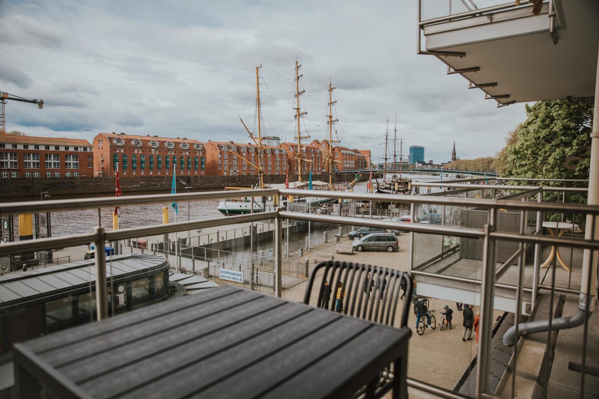 Moderne Wohnung Mit Weserblick Und Uferpromenade BRE Dış mekan fotoğraf